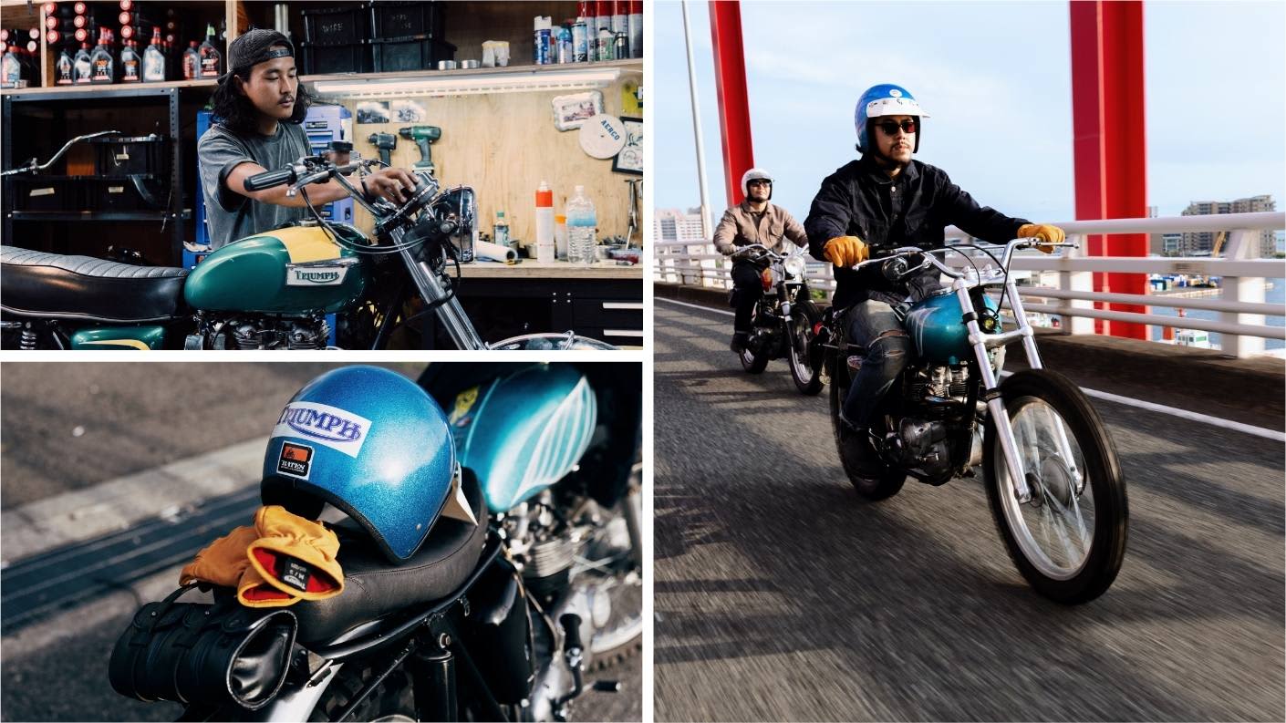 日本・神戸でトライアンフが息づく場所、FONK Motorcyclesのサトシ氏へ